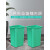 户外玻璃钢铝塑垃圾桶内桶内胆环卫果皮箱公园方形圆形塑料收纳桶 玻璃钢长方形桶304045