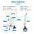 拉水桶小车家用便携购物小推网红拉货轻便拖爬楼拉杆老人买菜小拉 爬楼6轮