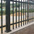 锌钢护栏庭院栅栏围栏户外小区花园隔离栏杆围墙铁艺防攀爬护栏 常规款1.2米高三横梁