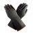 爱帝尔 耐酸碱手套工业加长厚款型乳胶手套  乳胶手套 35cm黑色