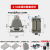 矩形重载连接器HDD-24 42芯72芯108 144 216芯冷压防水航空插头座 216芯顶出线