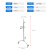 新特丽 304不锈钢输液架 加厚带脚座移动式带轮点滴架吊瓶架折叠高低可调节多功能可伸缩架 三脚带扶手