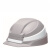 勋狸粑适用日本DIC IZANO 2安帽工地出差便携可折叠收纳伸缩轻便头盔 灰色白条 通过GB2811认证