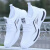 乔丹断码运动鞋男款2024新款春季男鞋休闲鞋防滑透气轻跑步鞋白 白色 41