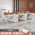 北京办公桌椅f组合员工屏风职员桌财务办公室桌子工位四人位办公 1.2米对座双人位不含椅