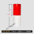 警示桩反光膜交通防撞柱反光贴纸PET电线杆安全隔离标识膜 红白120cm高三红三白 一米价格10米以上联系客服