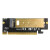 NVME M2转PCIE16X高速扩展扩展卡PCI-E转M2转接卡NGFF SSD转换卡 PCIE301X转m2Nvme