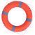 大人救生圈CCS认证船用塑料加厚实心防汛儿童救生圈2.5kg定做 地中海蓝色小号