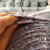 土工布毛毡黑心棉大棚养殖种植保温防寒工程布路面养护毯加厚 600克1米宽x40米长整卷