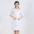 围裙定制LOGO印字工作服宣传家用厨房女男微防水礼品图案广告围裙 白色-制服呢