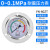 轴向耐震压力表YN60ZT气压表三色1.6/10/40mpa液 0-2.5MPA=25公斤M14*1.5