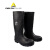 代尔塔 PVC高帮安全防化靴 301407  黑色 37