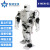 17自由度人形机器人 可行走控制比赛学习可编程教育仿生机器人DIY 炫白 标准版成品