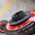 手推式扫地机配件皮带轮子毛刷子无动力扫地车滚刷传送带包胶齿轮 亮桔色+边刷限位杆