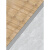 施韵令木地板铝合金T字型收口条接缝门槛条瓷砖收边条过门压条金属扣条 哑光白宽6cm*高0.8cm2.7米一根