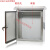 加厚不锈钢防水箱400*500*180配电箱室外防雨箱监控箱控制箱 深灰色