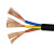 凤达 国标中型五芯多股软橡套线缆 YZ5*2.5平方 1米