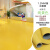 绿色PVC塑胶地板革防水泥地直接铺防滑工厂车间加厚耐磨地胶地垫 1.2mm厚度黄色 1件=10平方 2x5m