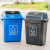 垃圾桶塑料带盖家用室外垃圾箱大容量商用户外厨房办公室工业加厚不含税运 20升灰色有盖