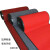 可裁剪入户门地垫加厚商用迎宾大门口防滑红地毯走廊楼梯水脚垫 红色双条纹 1米宽5米长