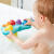 Hape宝宝洗澡玩具儿童花洒喷水小鸭子婴儿浴缸小水桶戏水发条游泳 发条游戏泰迪
