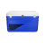 105L冷藏箱户外保鲜箱海钓鱼箱冰桶外卖配箱保温箱 105L蓝色白盖[高配-六面PU]