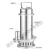 不锈钢污水泵220V小型WQ潜水排污泵带浮球高扬程耐腐蚀潜污泵 WQ8-16-1.1S