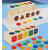 迪士尼（DISNEY）儿童蒙氏教具形状认知颜色分类训练投币配对盒幼儿园早教玩具六一 分类盒+影子配对拼图