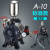 LZJVA-10气动耐酸碱隔膜泵油漆泵浦喷漆油泵双隔膜喷涂泵抽油墨泵 A10隔膜泵可供12把喷枪使用