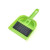 迷你学生桌面清扫小扫把簸箕套装扫地笤帚刮水扫帚清洁小刷子 普通款-绿色【买2送1】