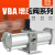 气动压力增压阀VBA10A/11A/20A/40A-02/03/04GN空气加压泵储气罐T VBA10A-02GN 带表带消声器