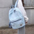 匡威双肩包新款潮流经典男女初中生大学生书包休闲旅行背包电脑包 高版天蓝色