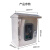云霜  电子消防水池水箱液位水位显示器单路型304不锈钢户外电箱防雨箱5米探头+防雨箱（含光柱表）
