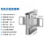 小区摆闸人行通道闸健身房闸机单位人脸识别门禁写字楼考勤速通门 双机芯防撞圆弧摆闸