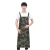 防水防油pvc围裙长款加厚男女厨房透明塑料胶围腰水产专用工作服 黄色