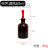 玻璃滴瓶透明棕色吸管试剂瓶化妆精油红胶头30 60 125ml化学实验 棕色60ml