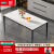 雪鹏（Xuepeng）现代简约岩板岛台餐桌一体轻奢开放式厨房中岛台吧台可单独定制 款式14：1400*800*740