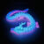 萌依儿龙模型神龙摆件家居创意夜光龙3d打印带礼工艺品发光玩具鱼缸造的 夜光彩虹 45-cm