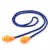 橙央硅胶防噪音睡眠用声隔音耳塞 圣诞树型1270 游泳防水防护耳塞 黄色耳塞+蓝线(英文独立装) 均码