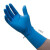 卫生加厚一次性丁晴加长橡胶乳胶劳保防油耐油耐酸碱机械手套 蓝色加长12寸100只高弹型 M