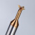 瀚时恒业 燕尾铣刀钨钢合金燕尾刀涂层槽铣刀数控刀具钢用铝用 1.5*90°*d0.75*2.5*D4*50L钢3支 