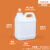 佳叶2L方桶_乳白色（经济款）配透气盖实验室耐酸碱耐高温桶塑料桶S