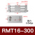 磁耦式无杆气缸RMT16 20 25 32 40-10/150RMTL长行程滑台 RMT16X300S