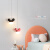 维诺亚儿童房卧室床头吊灯简约现代创意轻奢单头可爱米奇卡通LED灯具 沙黑-18CM-10W-单色光