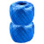 冰禹 全新料塑料绳 草球绳捆扎绳 打包捆绑绳包装绳扎口绳150克/卷 蓝色5卷 BYK-425
