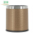 卫洋WYS-2474 皮革压圈垃圾桶 10L单层迷宫款 酒店宾馆商用果皮桶纸篓圆形垃圾篓