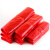京通达 T-6109 小号背心手提垃圾袋 外卖超市塑料方便袋 红色加厚40*64CM100个
