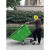 塑料环卫垃圾车 大型垃圾桶小区物业学校手推保洁清运车环卫车定制 绿色