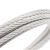 犀跃 304不锈钢钢丝绳 包装捆扎吊绳安全牵引绳 1米 7*7-0.8mm