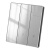 国际电工超薄灰色钢化玻璃开关插座面板86型墙壁家用一开双控五孔 三开双控 